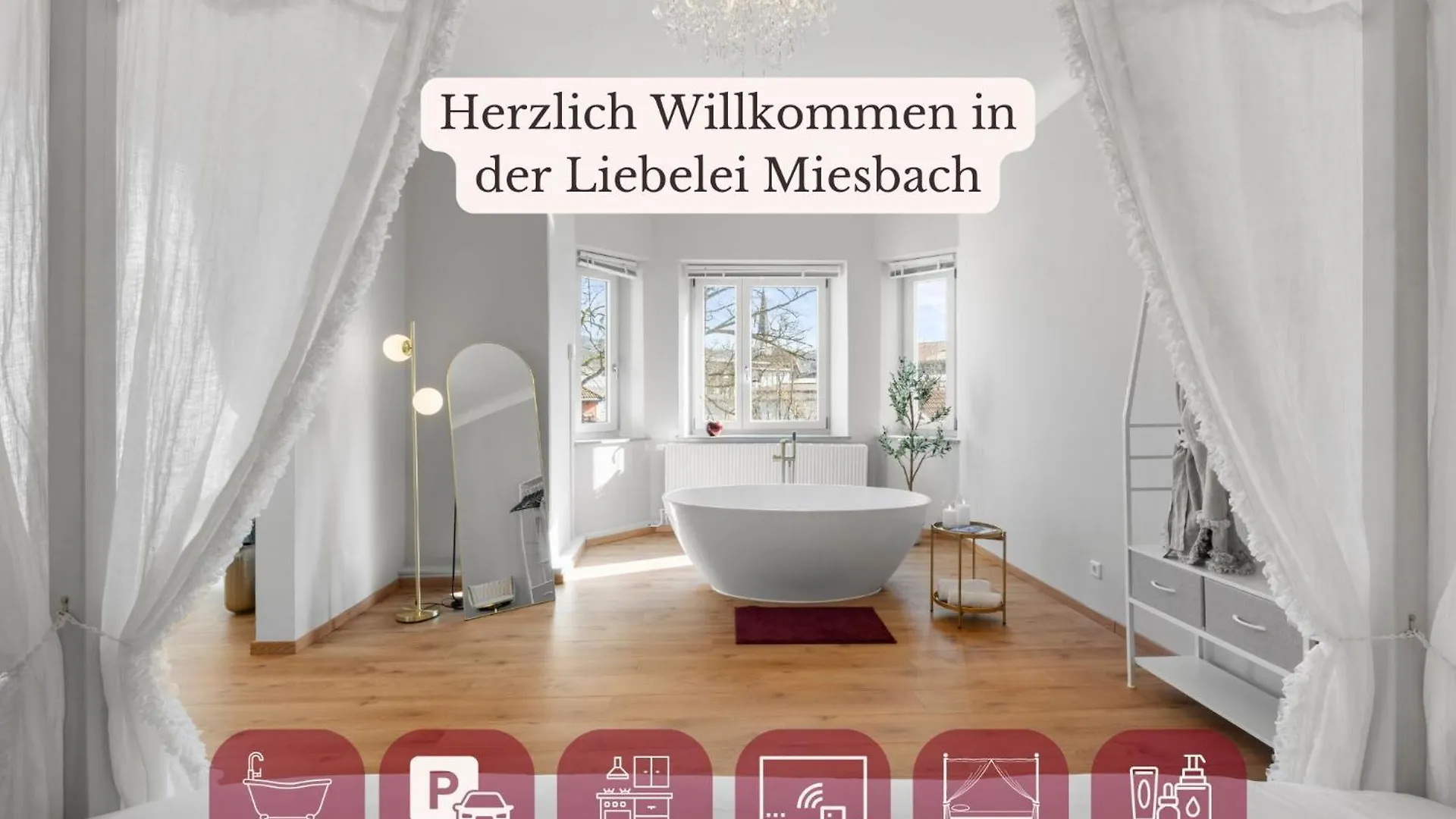 Boutique-Apartment Liebelei Miesbach, Zentral, Terrasse, Parkplatz